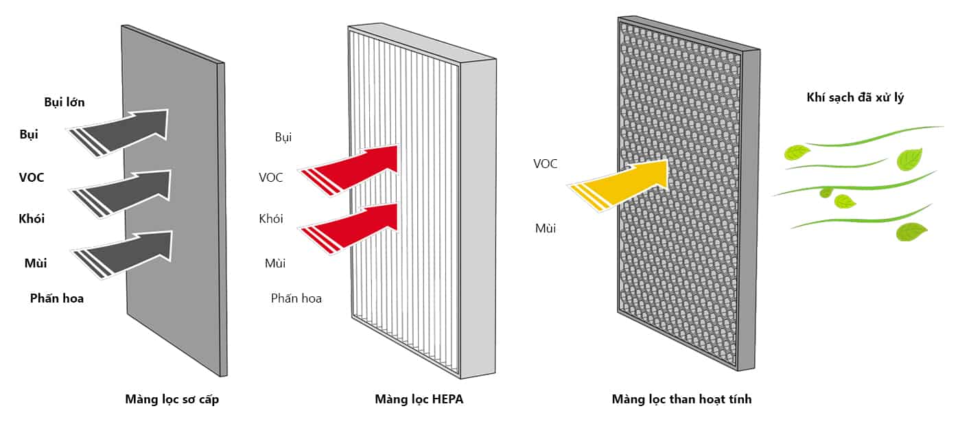 Màng lọc máy lọc không khí